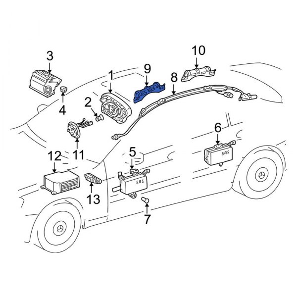 Curtain Air Bag Bracket