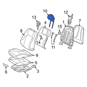 Mercedes-Benz OE - Front Headrest