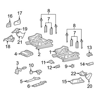 Mercedes-Benz OE - Seats & Tracks - Tracks & Components (Coupe)