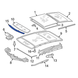 Mercedes-Benz OE - Roof Header Panel