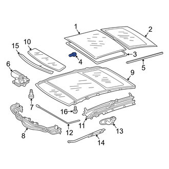 Mercedes-Benz OE - Sunroof Seal Screw