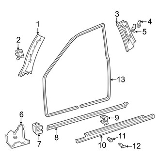 Mercedes-Benz OE - Pillars, Rocker & Floor - Interior Trim (Coupe)