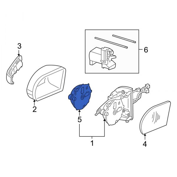 Door Mirror Drive Motor