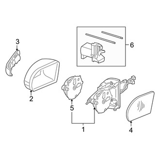 Mercedes-Benz OE - Door - Outside Mirrors (Coupe)