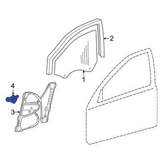 Mercedes-Benz OE - Front Right Window Motor