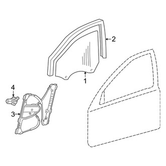 Mercedes-Benz OE - Door - Glass & Hardware (Coupe)