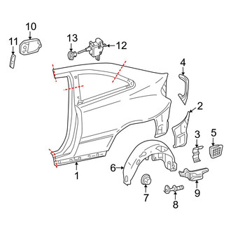 Mercedes-Benz OE - Quarter Panel & Components (Coupe)