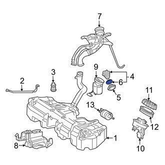 Mercedes-Benz OE - Fuel Tank Cap Seal