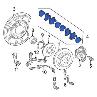 Mercedes-Benz OE - Rear Disc Brake Pad Set