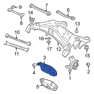 Mercedes-Benz OE - Rear Lower Rearward Suspension Control Arm