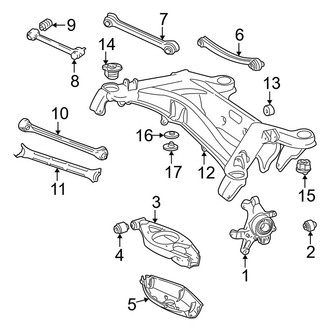 Mercedes-Benz OE - Rear Suspension - Suspension Components (Coupe)