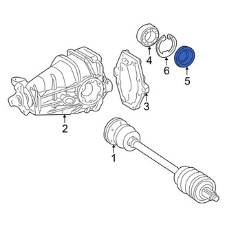 Mercedes-Benz OE - Rear Drive Axle Shaft Seal