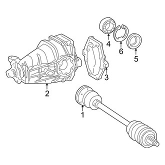 Mercedes-Benz OE - Rear Suspension - Axle & Differential (Coupe)