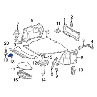 Mercedes-Benz OE - Rear Tie Down Hook