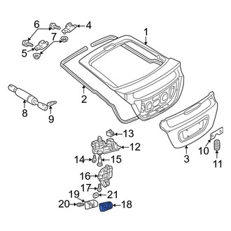 Mercedes-Benz OE - Liftgate Latch Cover