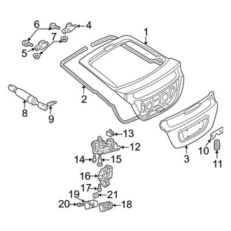 Mercedes-Benz OE - Lift Gate - Gate & Hardware (Coupe)