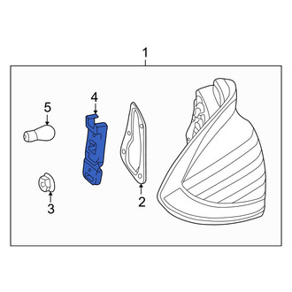 Mercedes-Benz OE - Rear Tail Light Socket