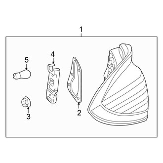Mercedes-Benz OE - Rear Lamps - Combination Lamps (Coupe)