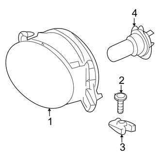 Mercedes-Benz OE - Front Lamps - Fog Lamps (Sedan)
