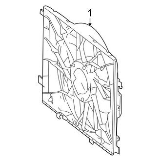Mercedes-Benz OE - Cooling Fan (4Matic Luxury / 4Matic Sport / Sport 3.0L)