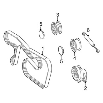 Mercedes-Benz OE - Cooling - Belts & Pulleys (4Matic Luxury / 4Matic Sport)