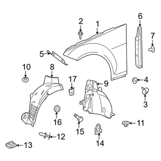 Mercedes-Benz OE - Fender & Components (Sedan)