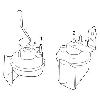 Mercedes-Benz OE - Electrical - Horn (Sedan)