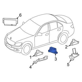 Mercedes-Benz OE - Suspension Yaw Sensor