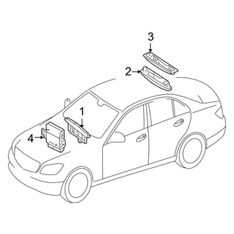 Mercedes-Benz OE - Electrical Components (Parktronic System (PTS)), (Sedan)
