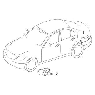 Mercedes-Benz OE - Electrical - Tire Pressure Monitor Components