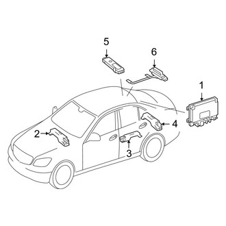 Mercedes-Benz OE - Electrical - Keyless Entry Components (Keyless Go)