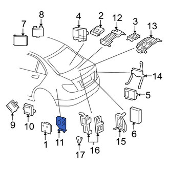Mercedes-Benz OE - Rear Park Assist Camera Bracket