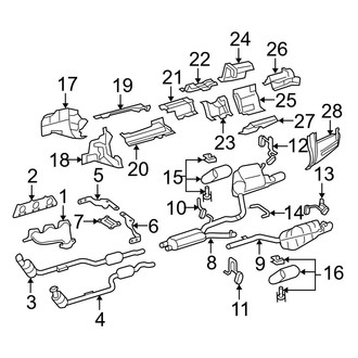 Mercedes-Benz OE - Exhaust System - Exhaust Components