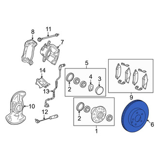 Mercedes-Benz OE - Front Disc Brake Rotor