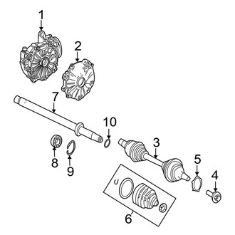Mercedes-Benz OE - Front Suspension - Carrier & Front Axles