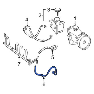 Mercedes-Benz OE - Power Steering Return Hose
