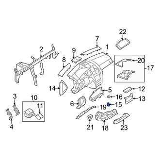 Mercedes-Benz OE - Ignition Lock Escutcheon
