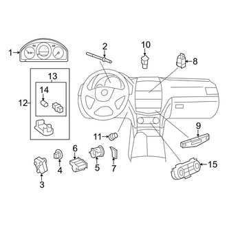Mercedes-Benz OE - Instrument Panel - Cluster & Switches