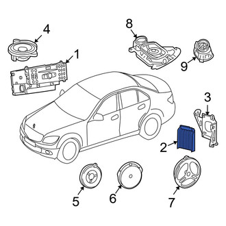 Mercedes-Benz OE - Radio Amplifier