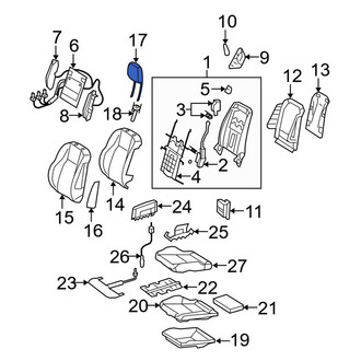 Mercedes-Benz OE - Front Headrest