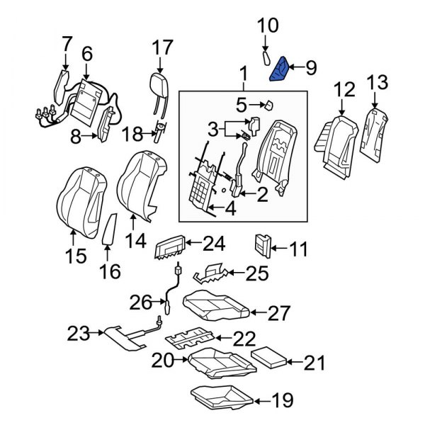 Seat Lumbar Motor