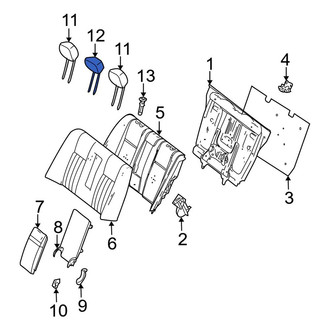 Mercedes-Benz OE - Rear Center Headrest