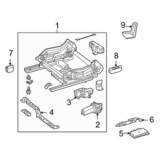Mercedes-Benz OE - Seats & Tracks - Tracks & Components (With Memory), (Sedan)