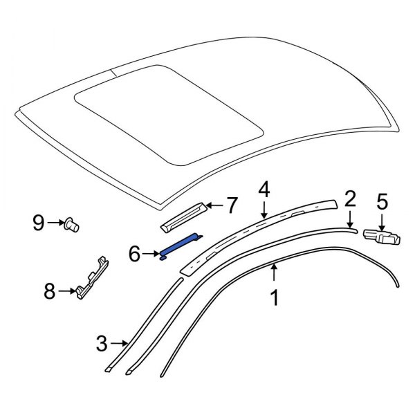 Roof Molding Cap