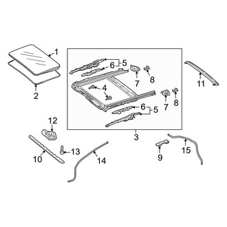 Mercedes-Benz OE - Roof - Sunroof (W/O Panorama), (Sedan)