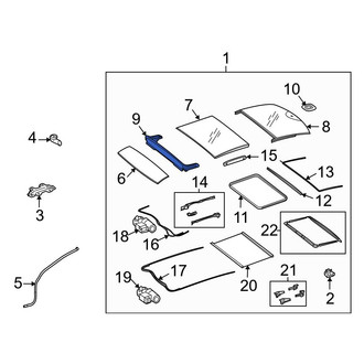 Mercedes-Benz OE - Sunroof Deflector
