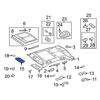 Mercedes-Benz OE - Right Sun Visor
