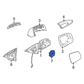 Mercedes-Benz OE - Front Door Mirror Drive Motor