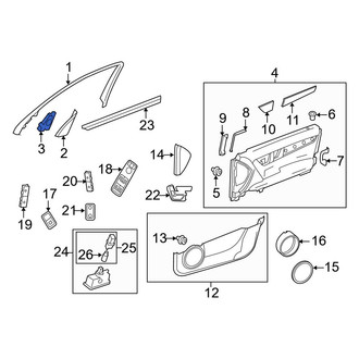 Mercedes-Benz OE - Front Left Door Panel Insulation