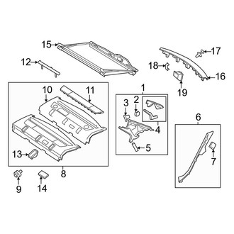 Mercedes-Benz OE - Quarter Panel - Interior Trim (Sedan)